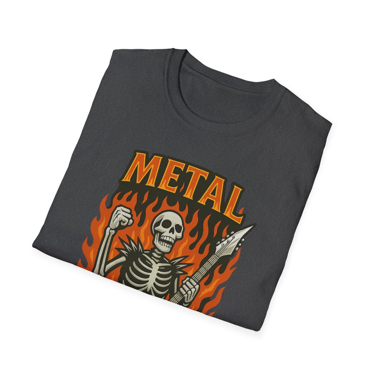 Skeleton Metal Never Dies T-Shirt