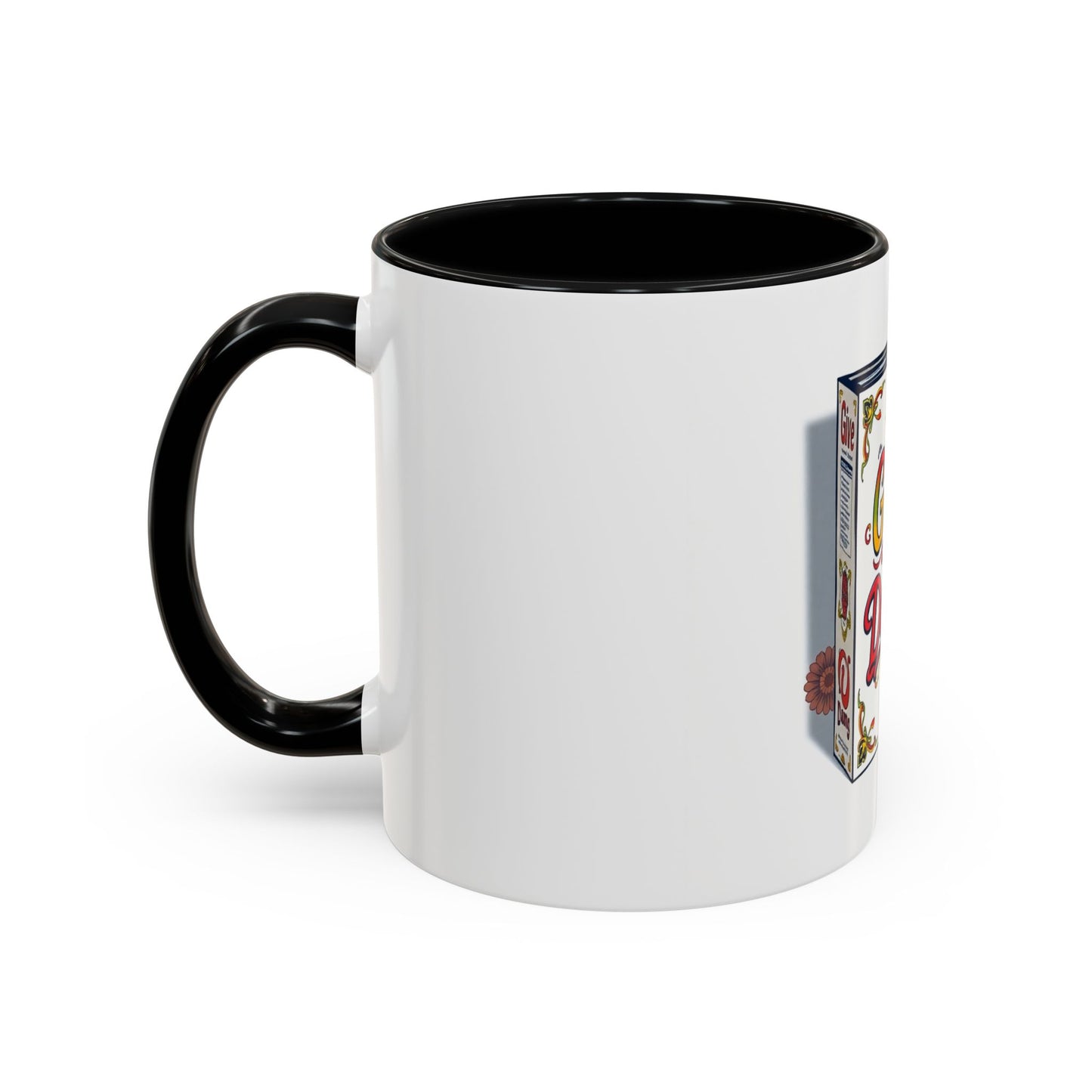 Give a Damn Accent Coffee Mug - Unique Gift for Friends, Fun Office Decor, Motivational Java Cup, Bold Ceramic Mug
