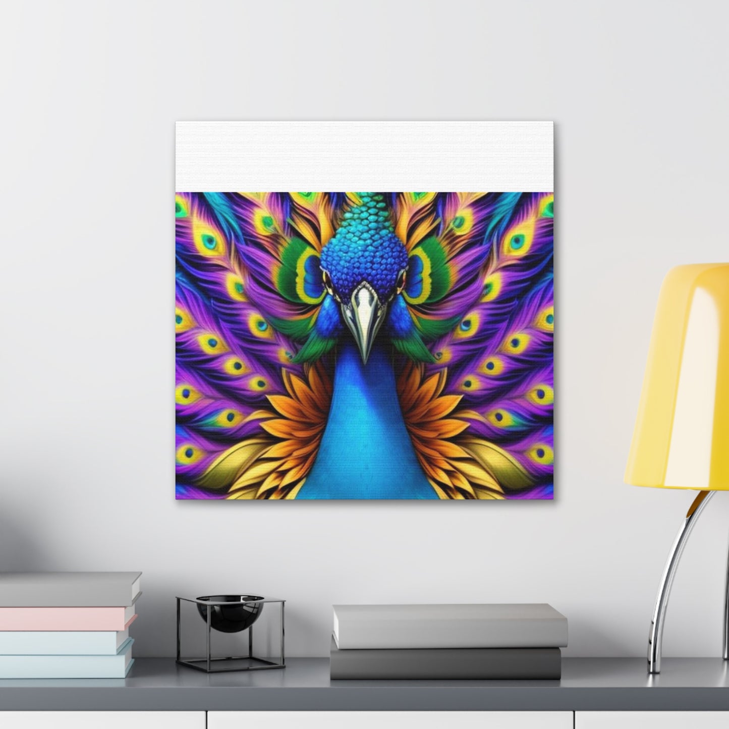 Canvas Print - Beautiful Peacock Wall Art Decor