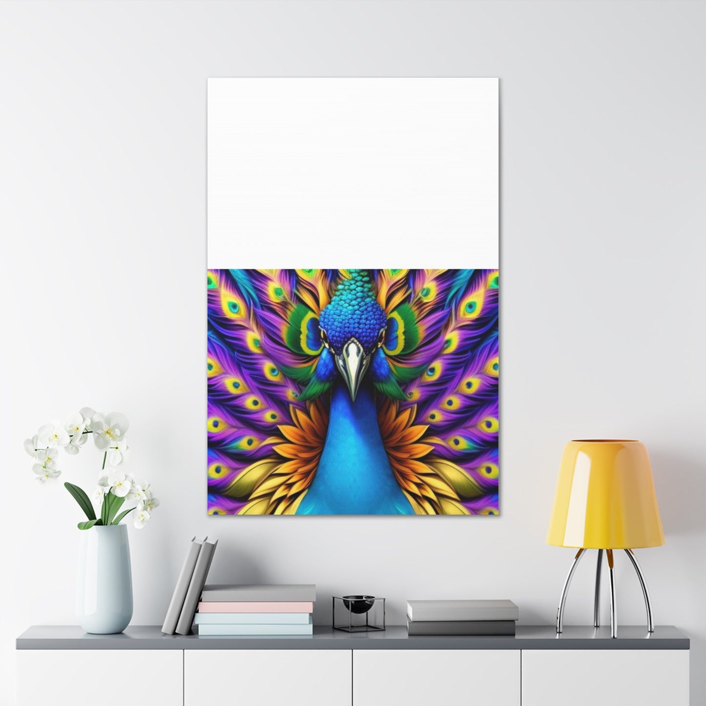 Canvas Print - Beautiful Peacock Wall Art Decor