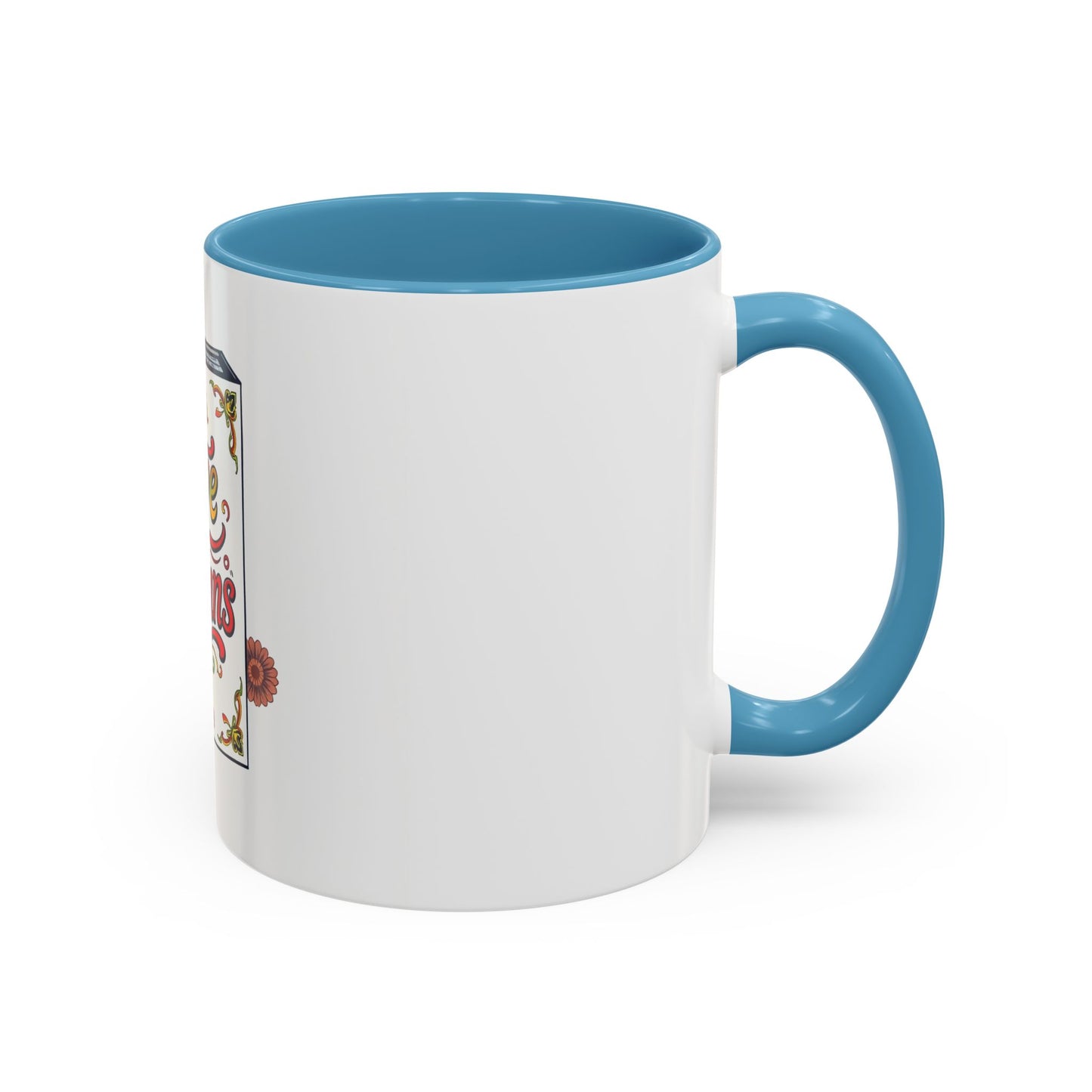 Give a Damn Accent Coffee Mug - Unique Gift for Friends, Fun Office Decor, Motivational Java Cup, Bold Ceramic Mug