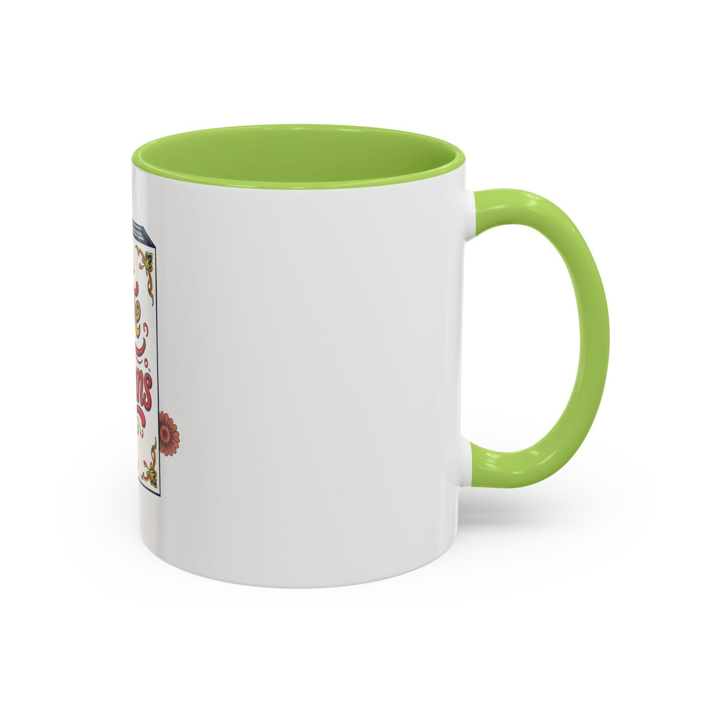 Give a Damn Accent Coffee Mug - Unique Gift for Friends, Fun Office Decor, Motivational Java Cup, Bold Ceramic Mug