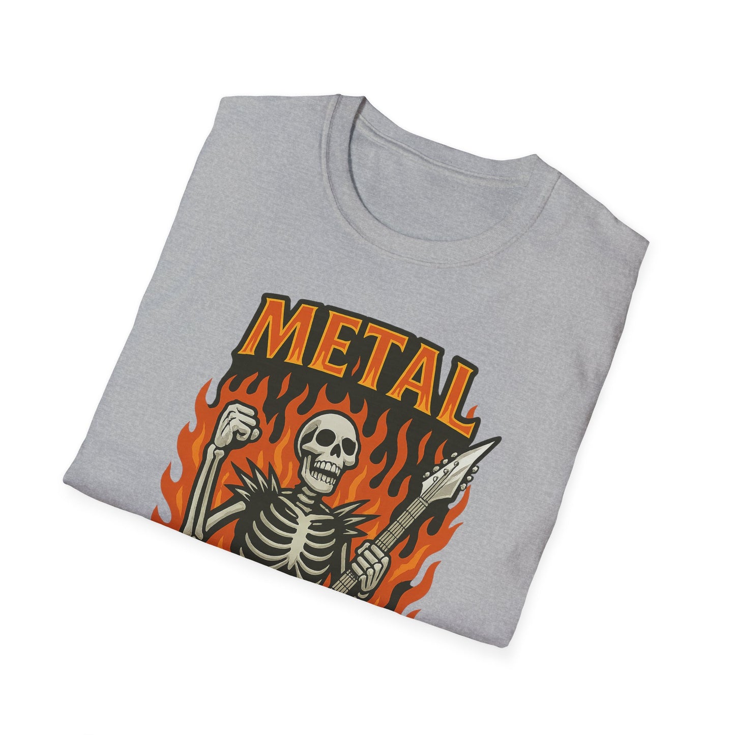 Skeleton Metal Never Dies T-Shirt