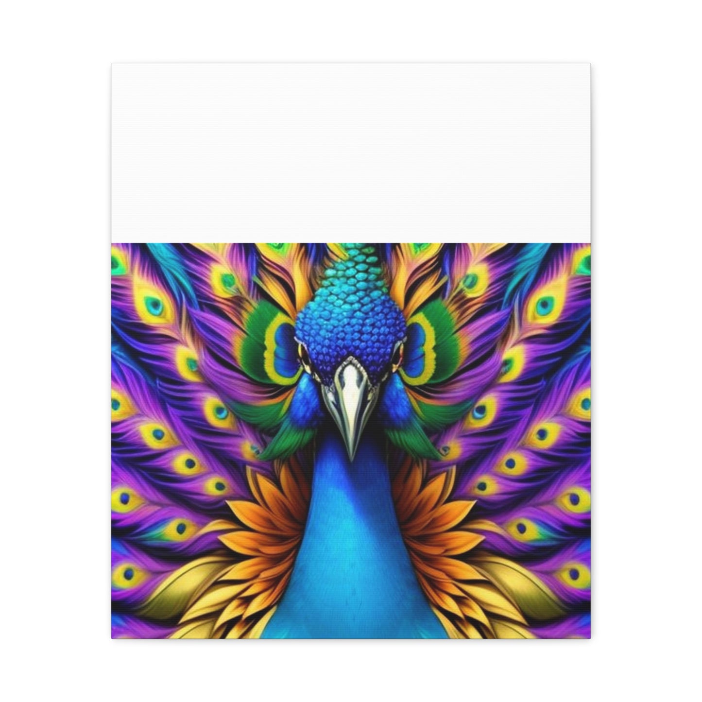 Canvas Print - Beautiful Peacock Wall Art Decor