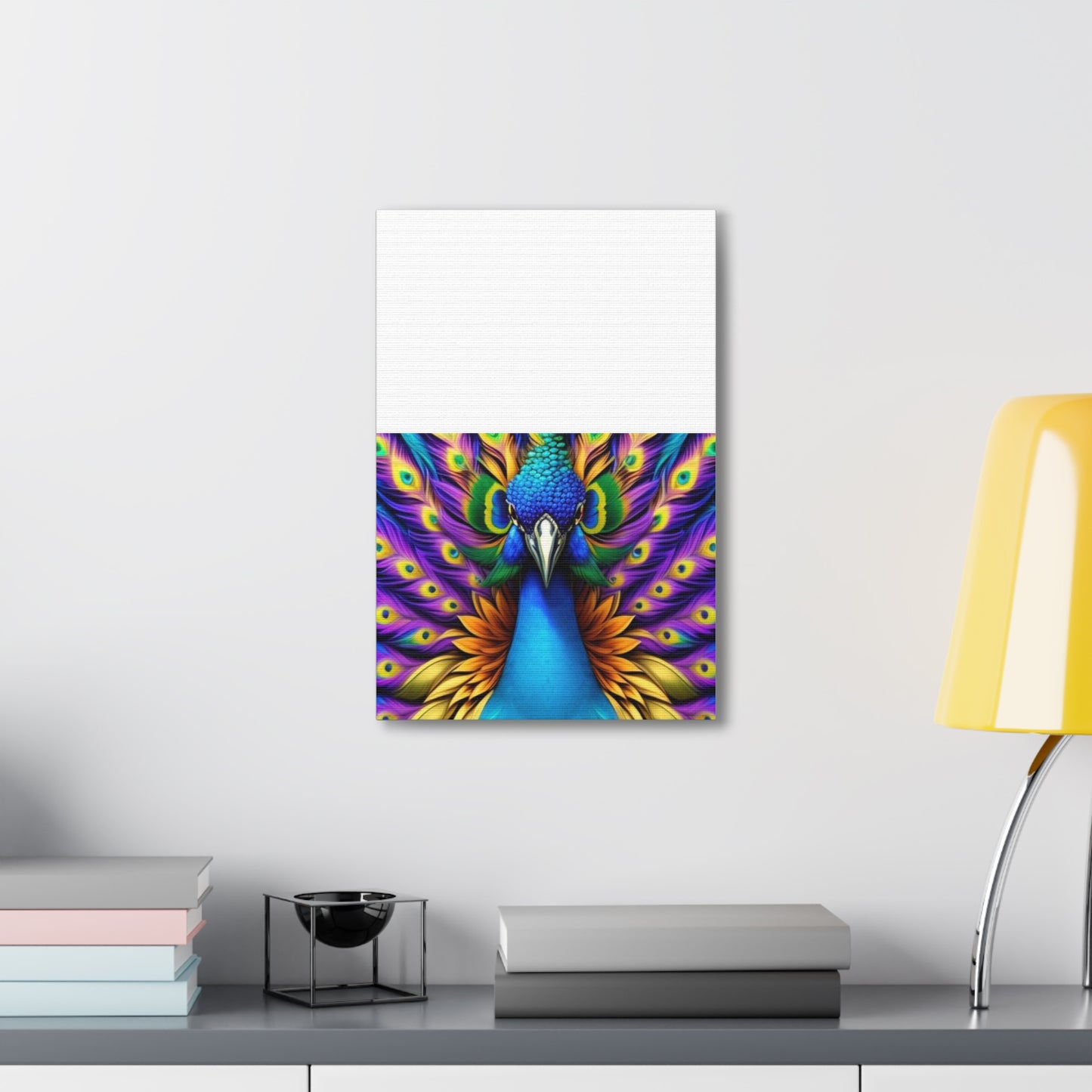 Canvas Print - Beautiful Peacock Wall Art Decor