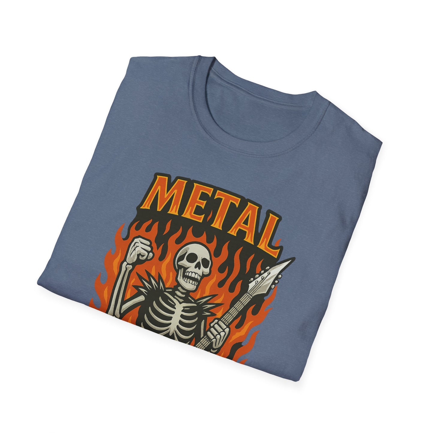 Skeleton Metal Never Dies T-Shirt