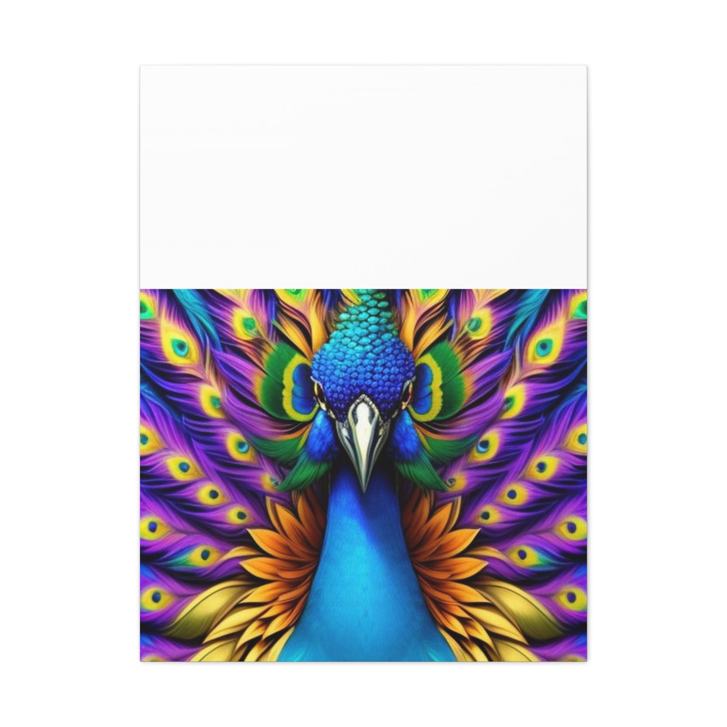 Canvas Print - Beautiful Peacock Wall Art Decor