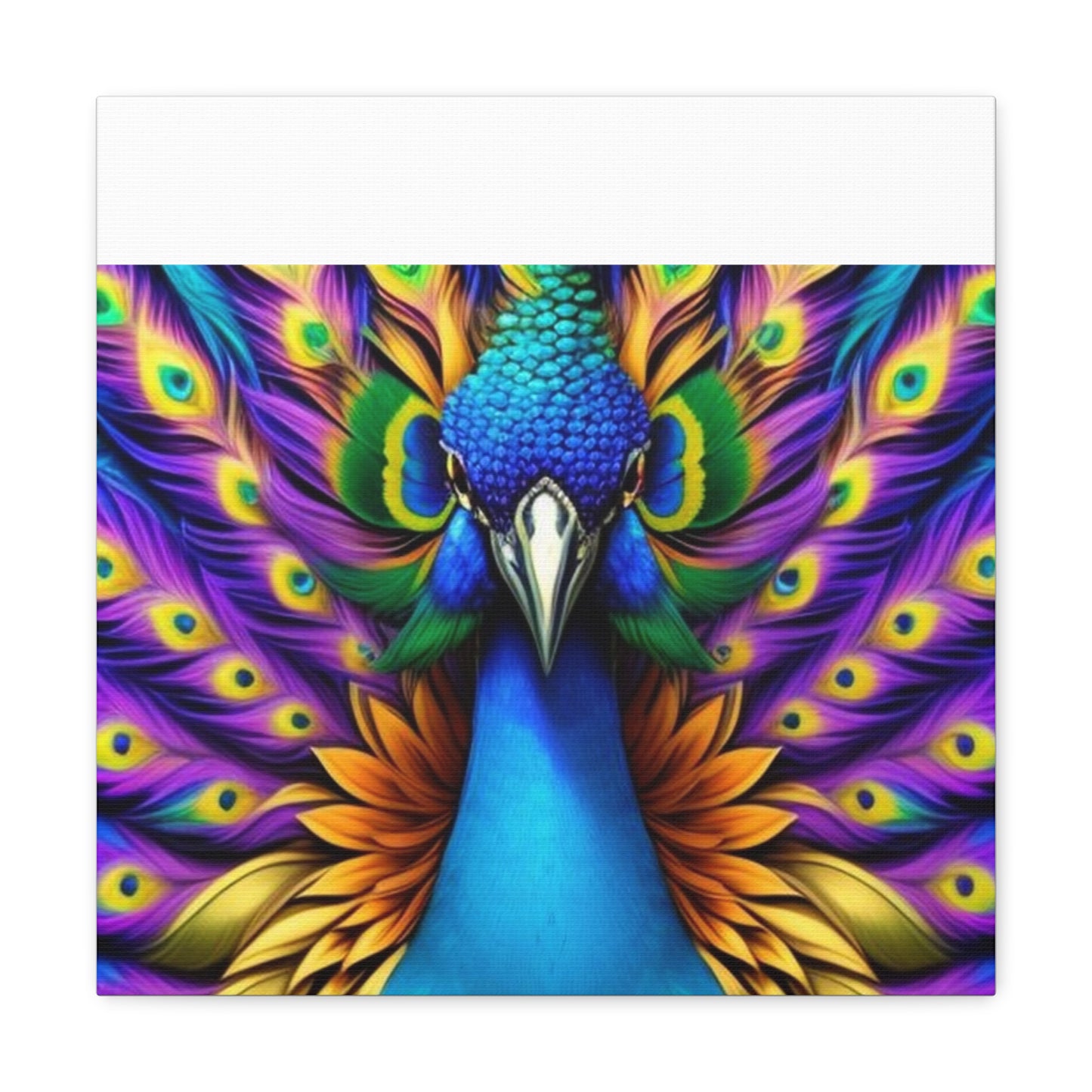 Canvas Print - Beautiful Peacock Wall Art Decor