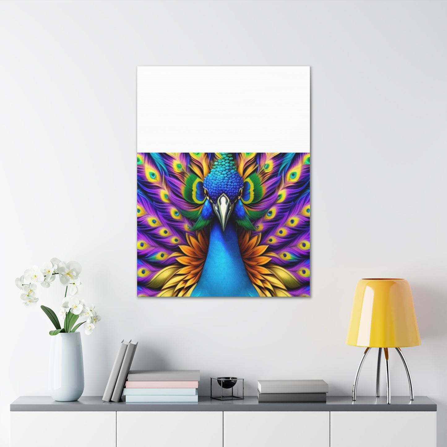 Canvas Print - Beautiful Peacock Wall Art Decor