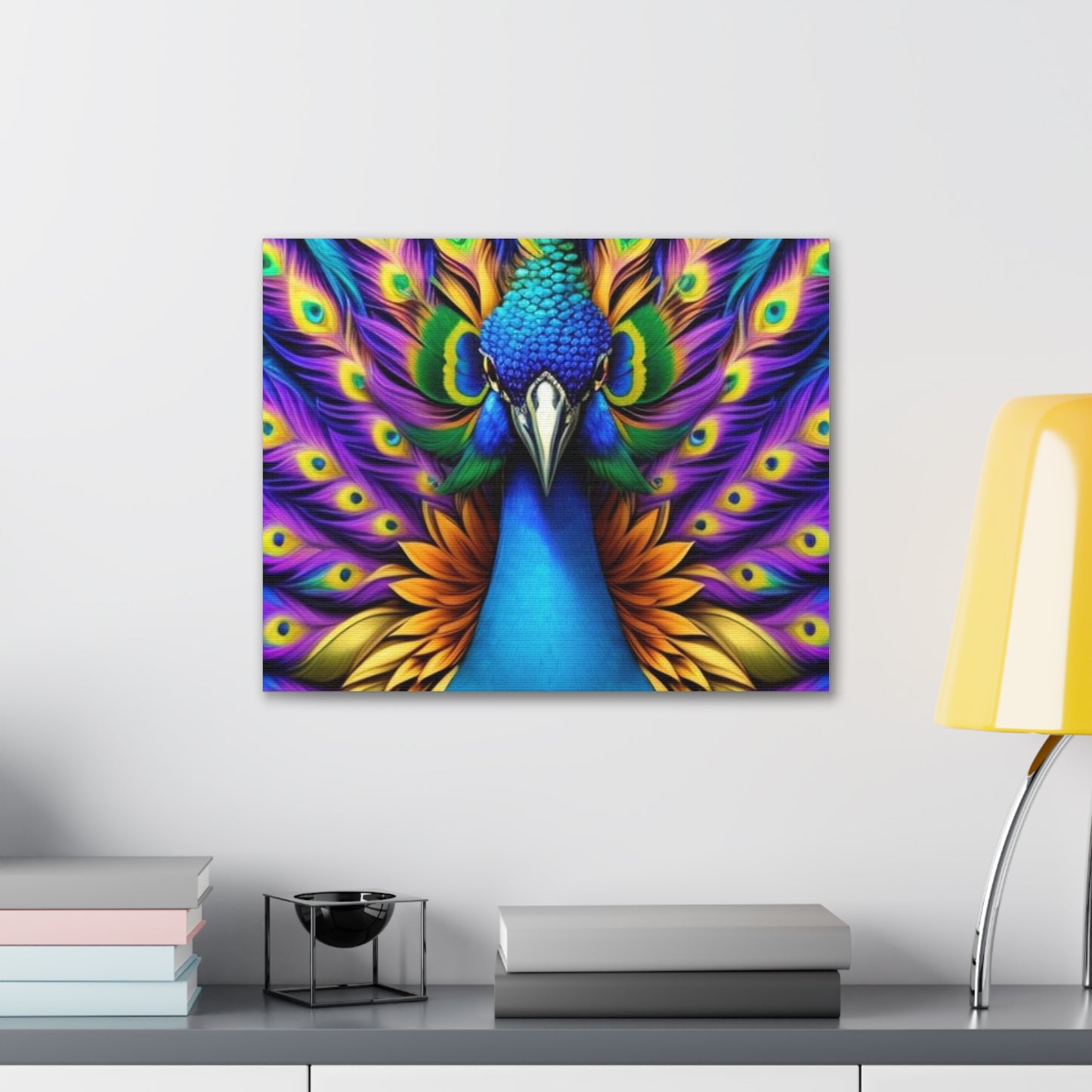 Canvas Print - Beautiful Peacock Wall Art Decor