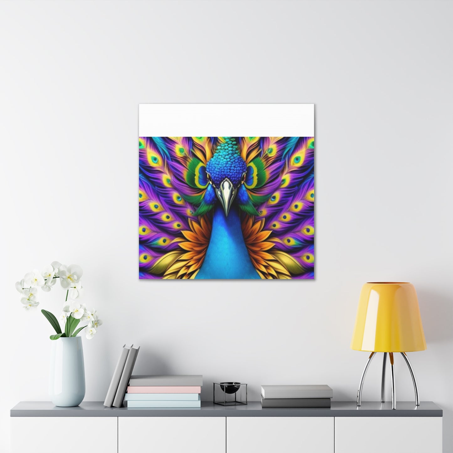 Canvas Print - Beautiful Peacock Wall Art Decor