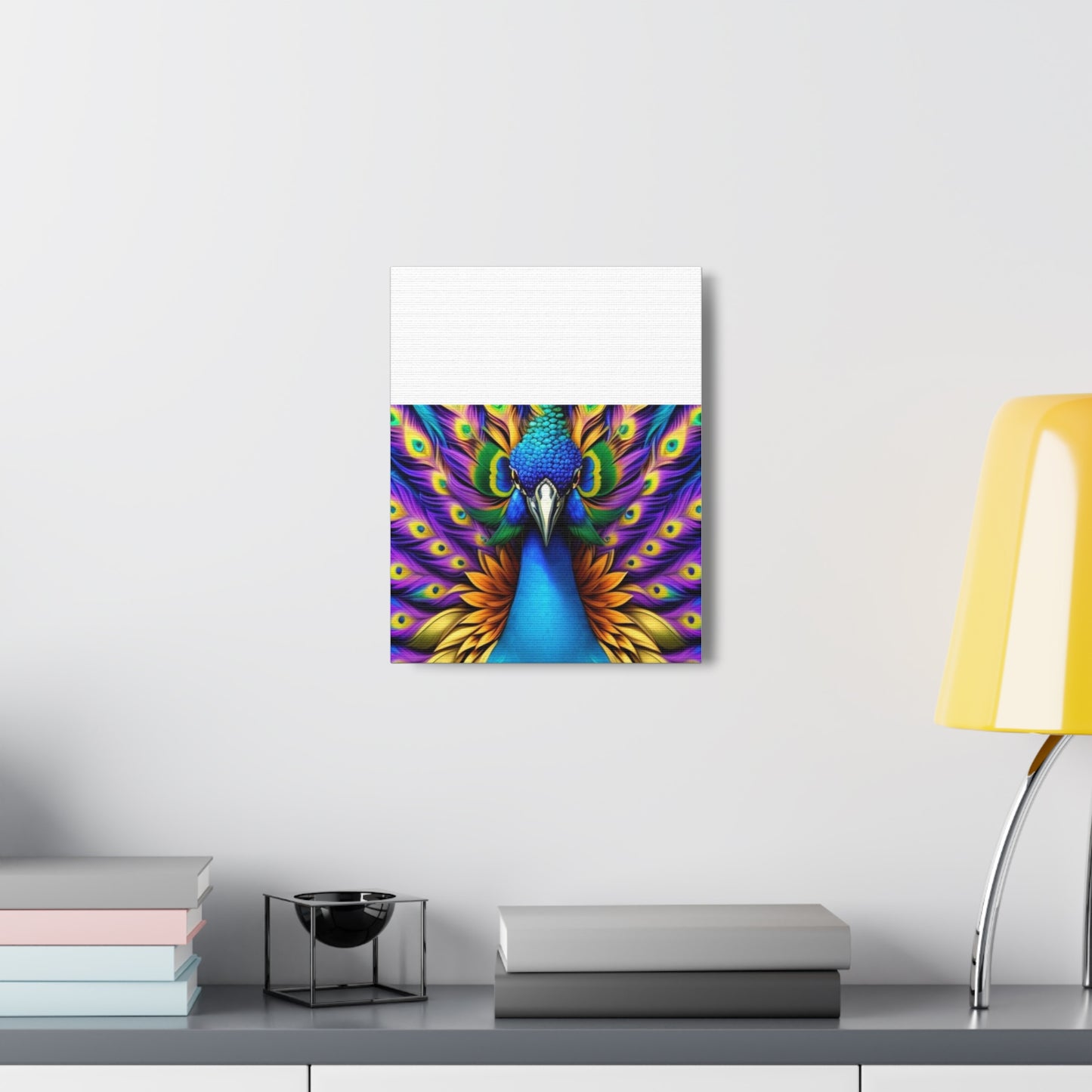 Canvas Print - Beautiful Peacock Wall Art Decor