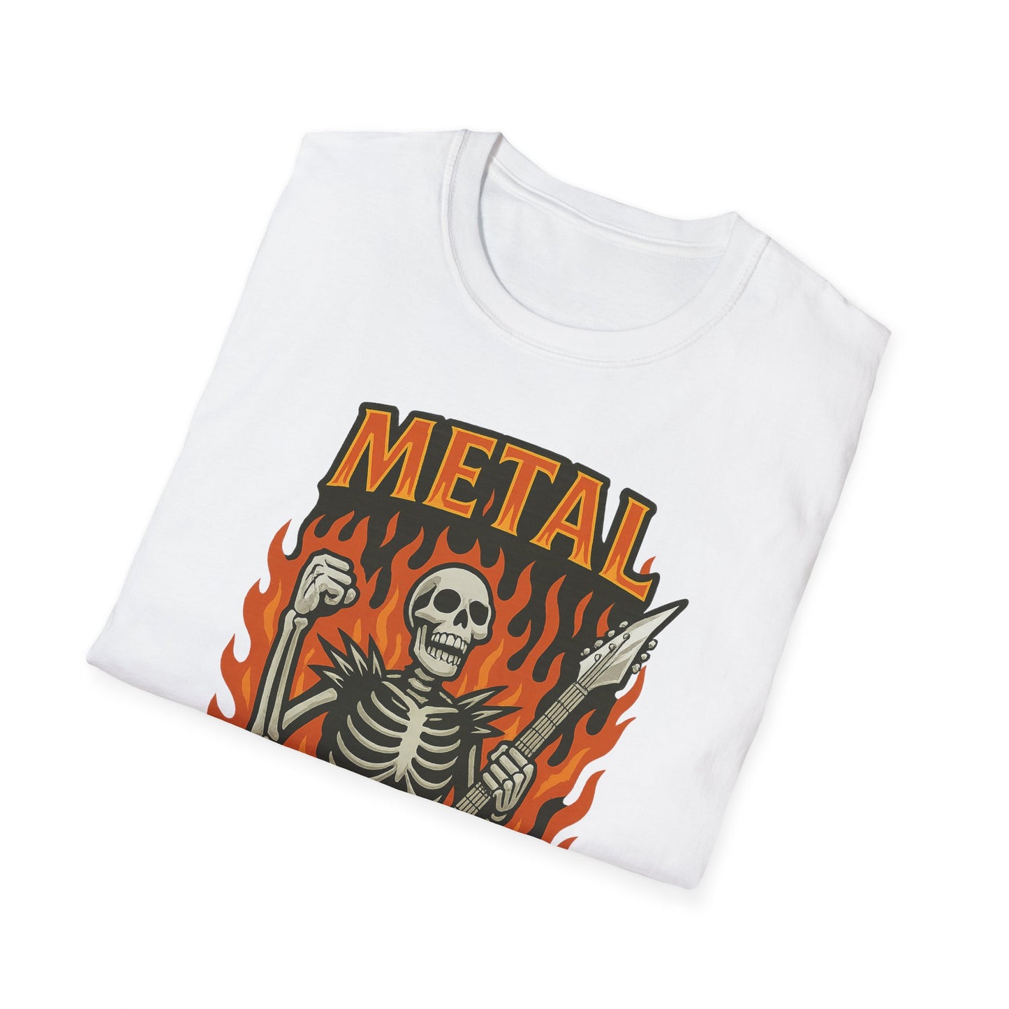 Skeleton Metal Never Dies T-Shirt