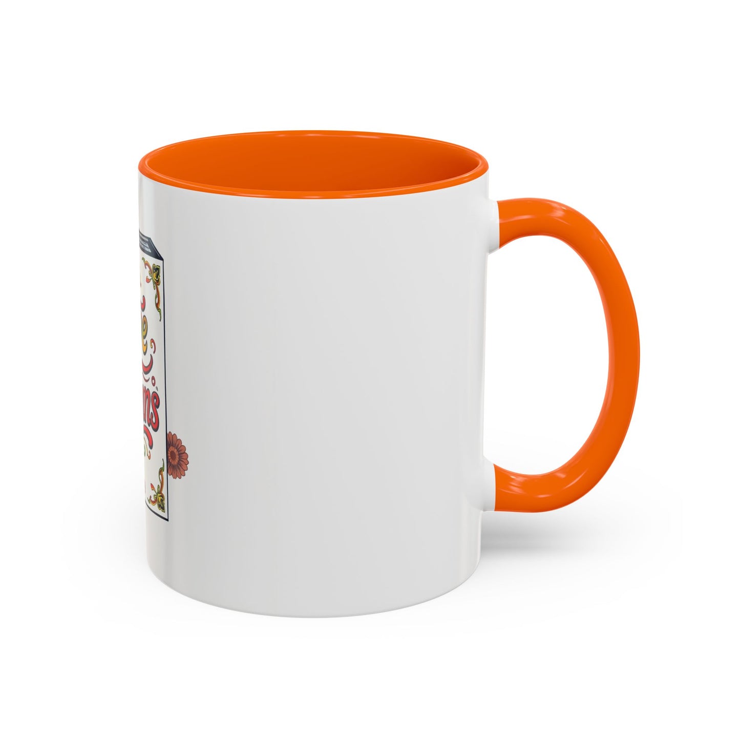 Give a Damn Accent Coffee Mug - Unique Gift for Friends, Fun Office Decor, Motivational Java Cup, Bold Ceramic Mug