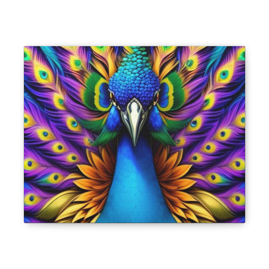 Canvas Print - Beautiful Peacock Wall Art Decor