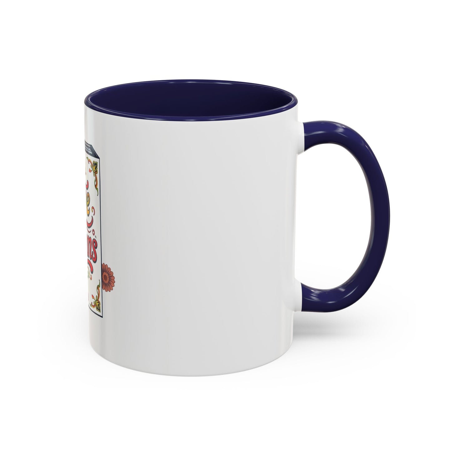 Give a Damn Accent Coffee Mug - Unique Gift for Friends, Fun Office Decor, Motivational Java Cup, Bold Ceramic Mug