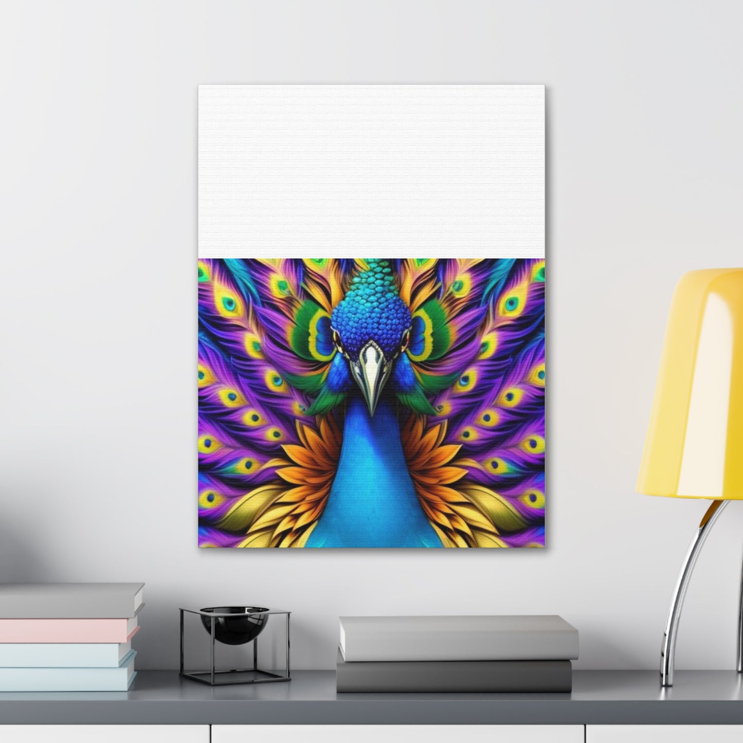 Canvas Print - Beautiful Peacock Wall Art Decor