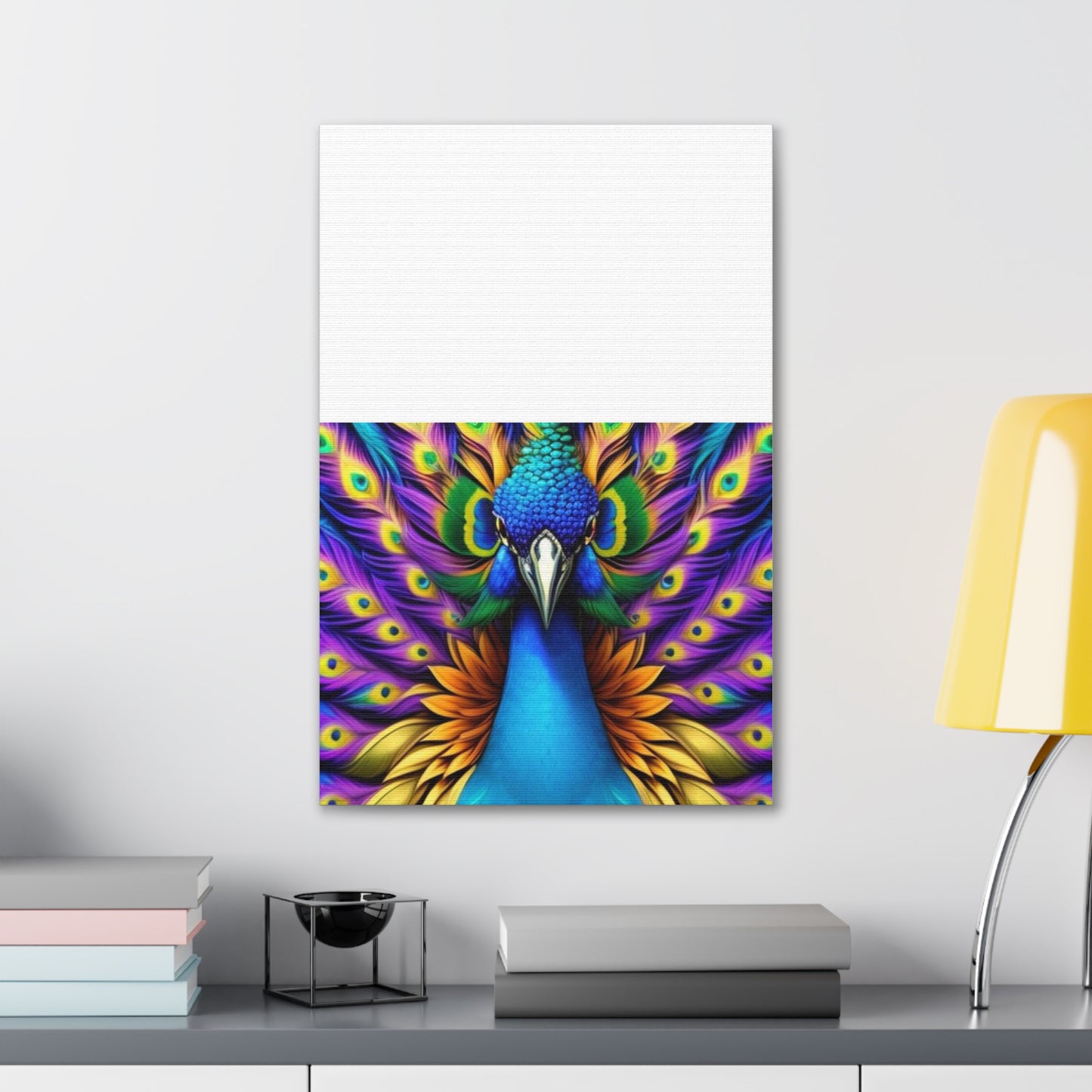 Canvas Print - Beautiful Peacock Wall Art Decor